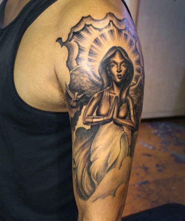 Praying Angel Tattoo