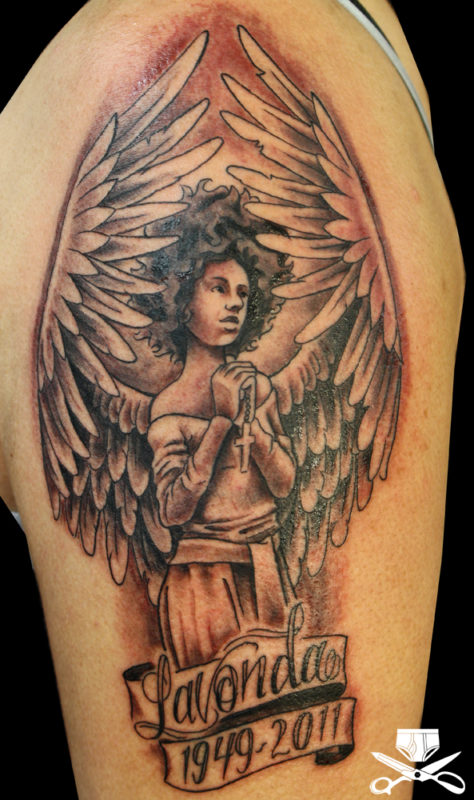 Praying Angel Tattoo