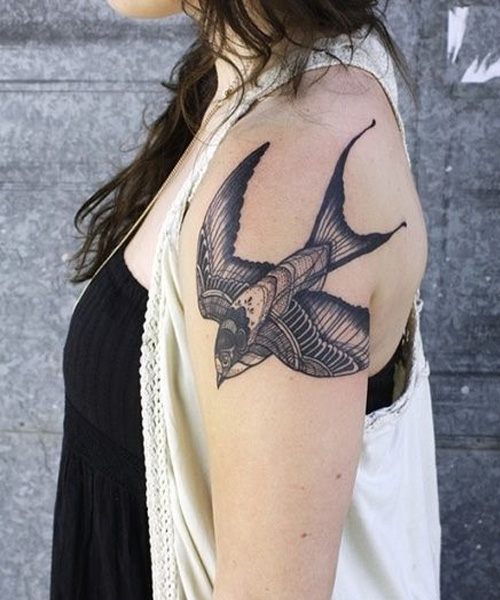 Pretty Bird Tattoo