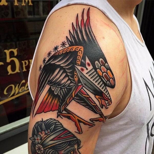 Realistic Eagle Tattoo Design
