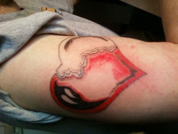 Red Heart Tattoo