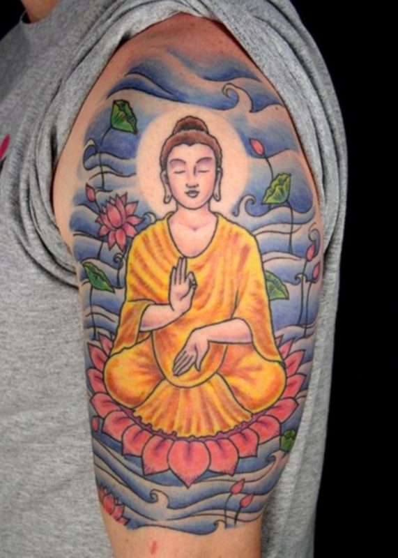 Religious Buddhist Tattoo