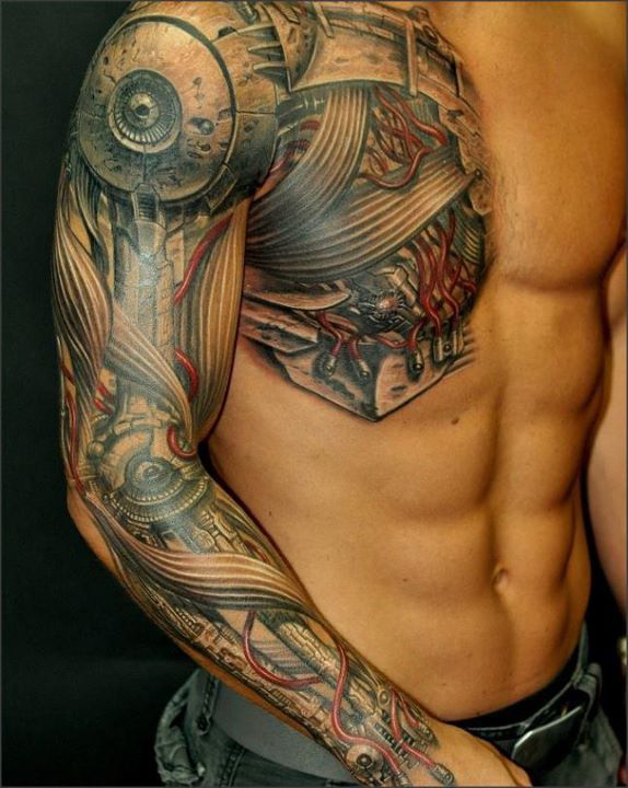 Right Sleeve Shoulder Tattoo