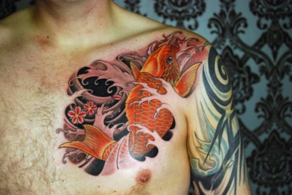 Ripped Skin Fish Tattoo