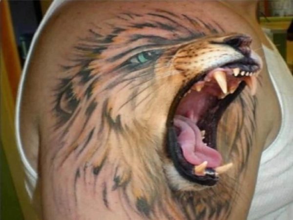 Roaring Lion Tattoo