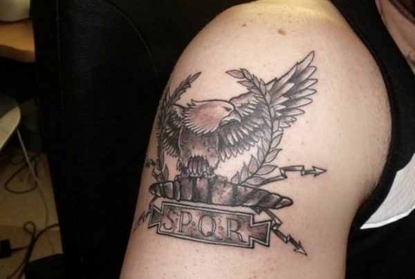 Roman Eagle Tattoo