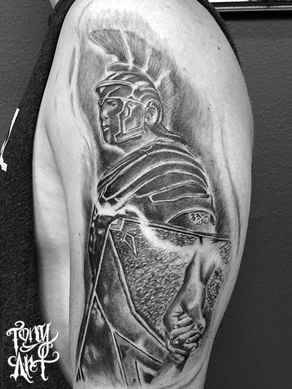 Roman Soldier Tattoo
