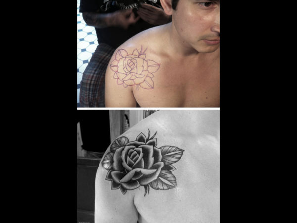 Rose Lace Tattoo