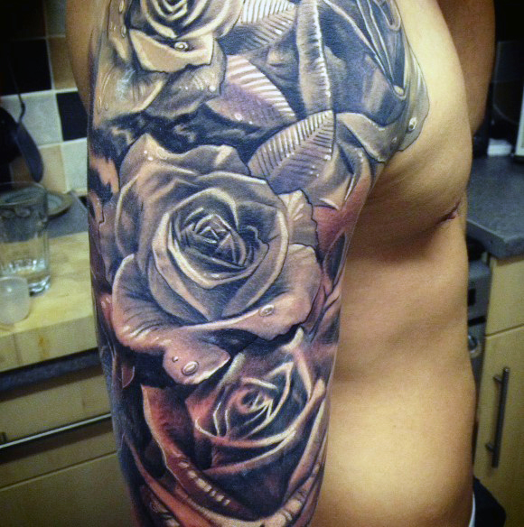Roses Tattoo For Men