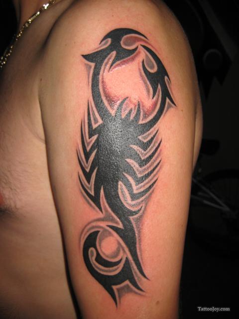 Scorpio Hunting Tattoo