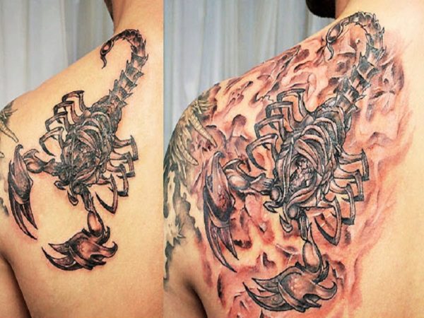 Scorpion  Zodiac Sign Tattoo