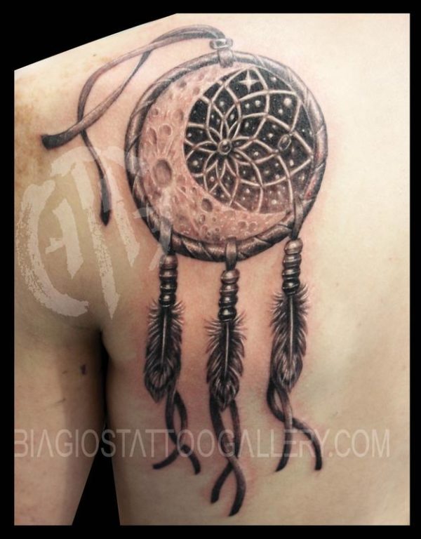 Sharon Dream Catcher Tattoo