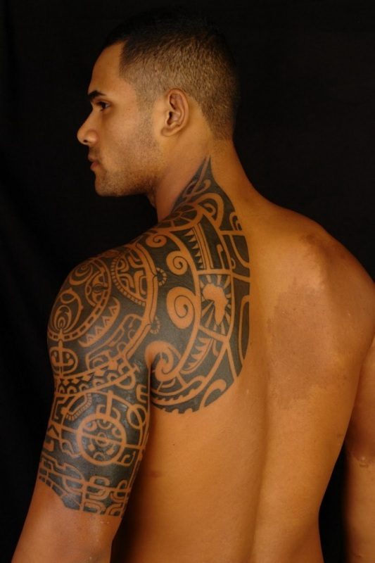 Shoulder Designer Tattoo