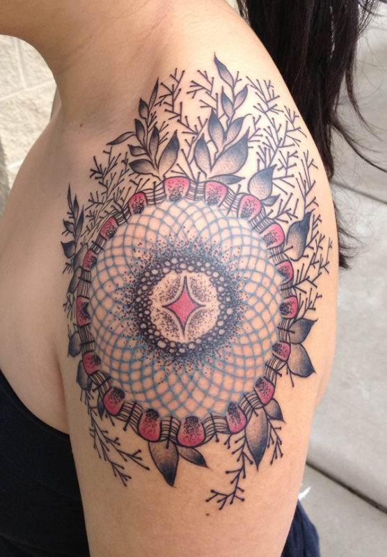 Shoulder Dream Catcher Tattoo