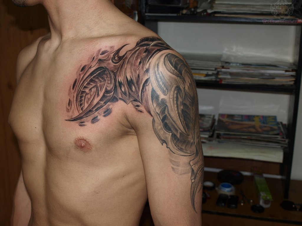 Shoulder Men Tattoo Tribal - wide 4