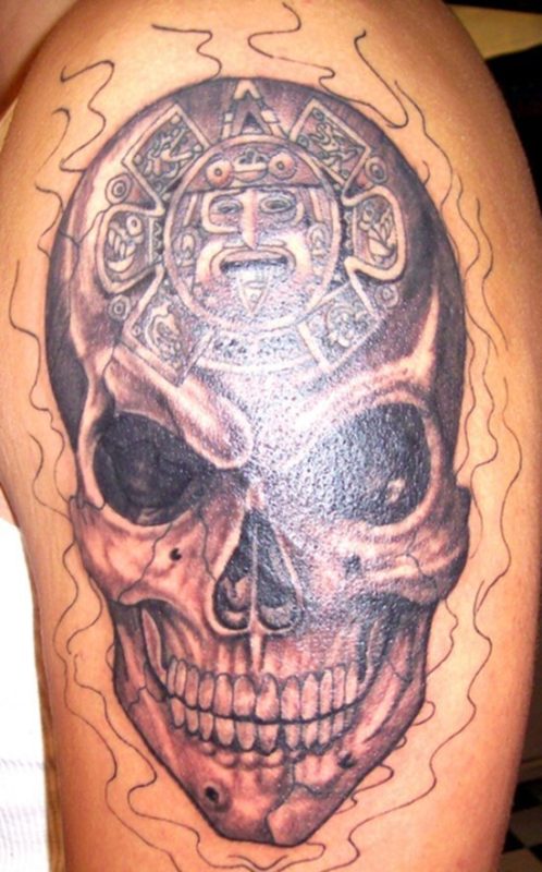 Skull Design Tattoo
