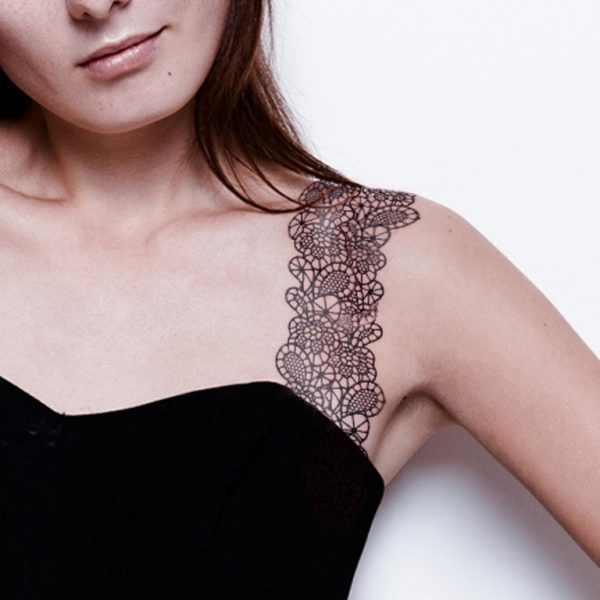 Sleeve Lace Shoulder Tattoo