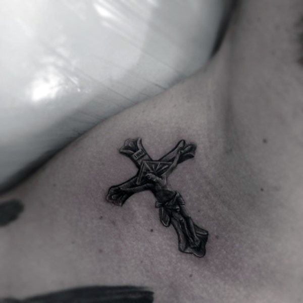 Small Cross Tattoo