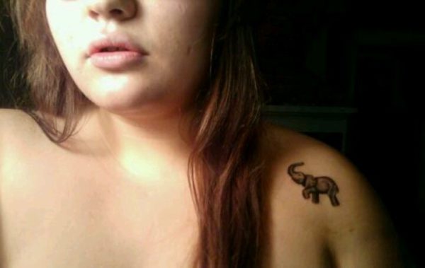 Small Elephant Tattoo !