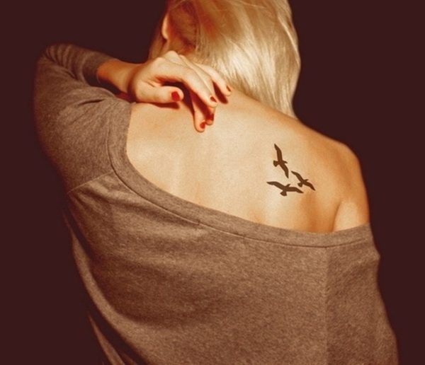 Small Flying Birds Tattoo