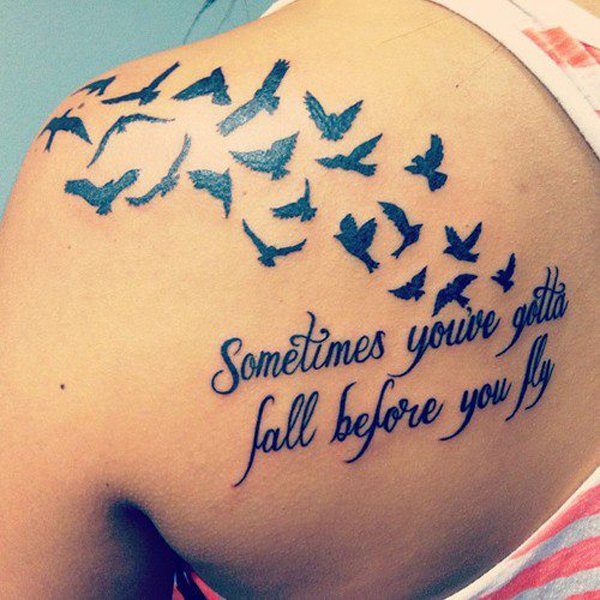 Sometimes Quote Tattoo