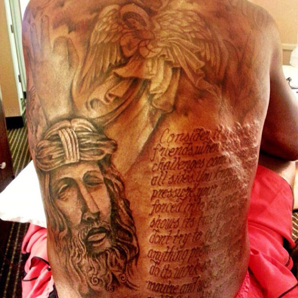 Spiritual Jesus Christ Tattoo Image