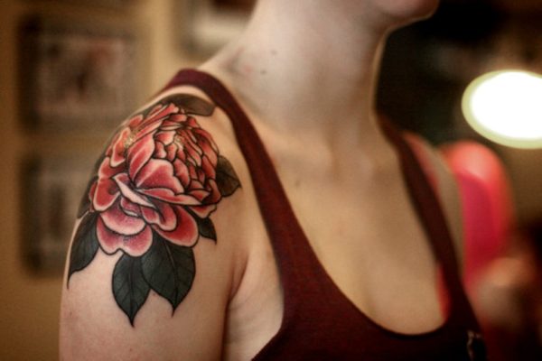 Stunning Vintage Flower Tattoo