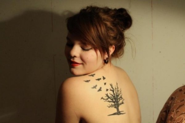 Stunning Birds And Tree Tattoo