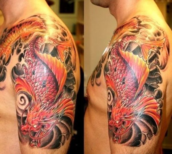 Stunning Colorful Japanese Tattoo