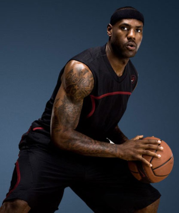 73 Lebron James Wonderful Shoulder Tattoos.