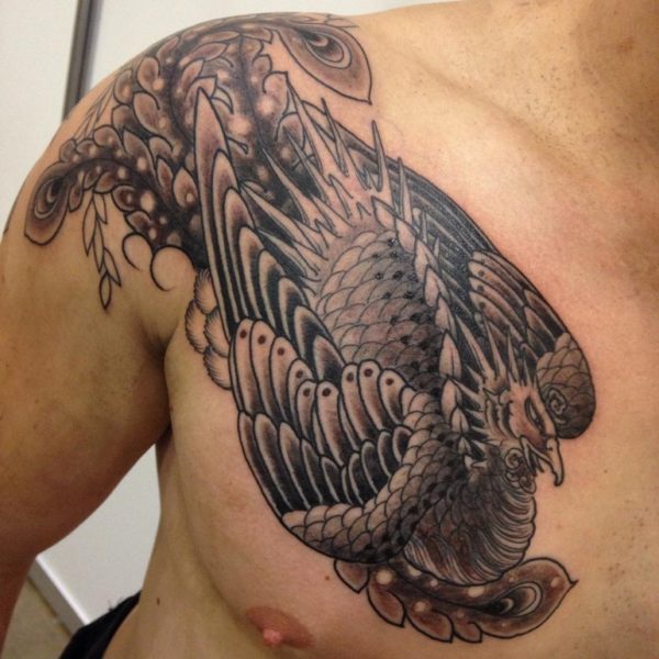 Stunning Phoenix Designer Tattoo