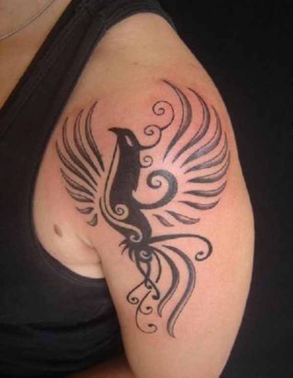 Stunning Phoenix Tattoo Design