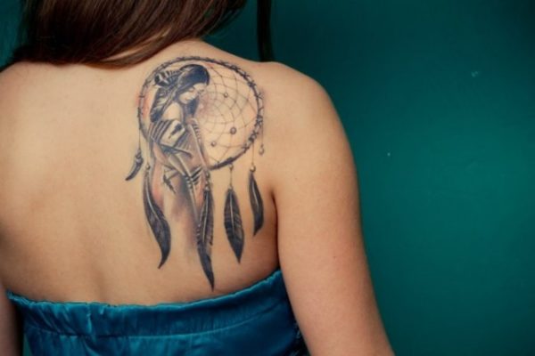 Stunning Shoulder Blade Designer Tattoo