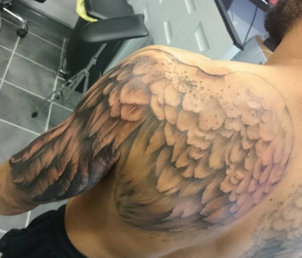 Stunning Wings Tattoo Design