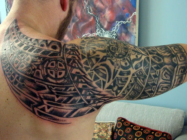 Stylish Aztec Tattoo Design
