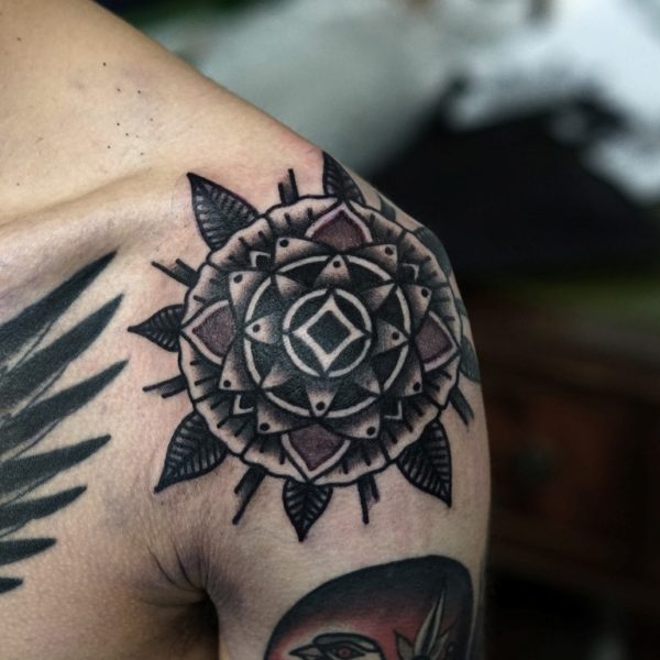 Stylish Mandala Tattoo Design