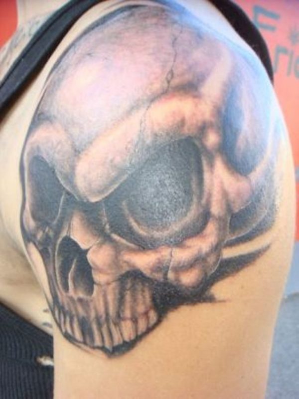 Stylish Skull Tattoo Design