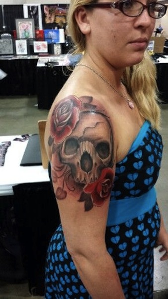 Stylish Skull Tattoo