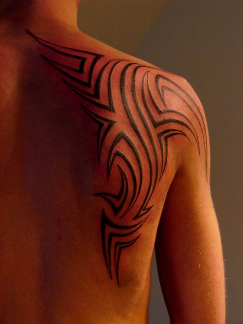 Stylish Tribal Tattoo Design