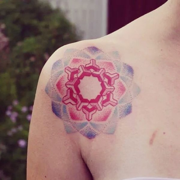 Subtle Mandala Tattoo