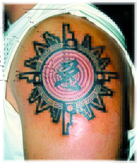 Sun Aztec Tattoo