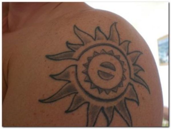 Sun Tattoo Design