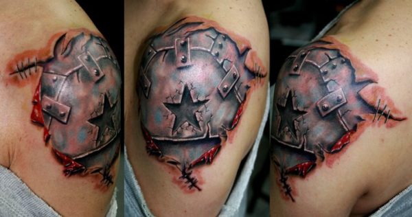 Sweet Armour Tattoo Design