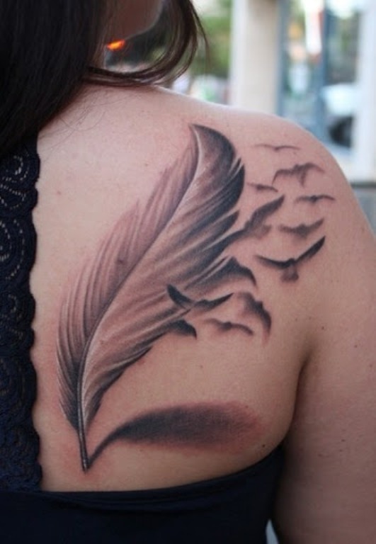 Sweet Birds Shoulder Tattoo Design