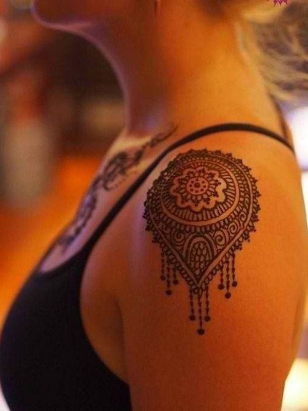 Sweet Black Designer Tattoo