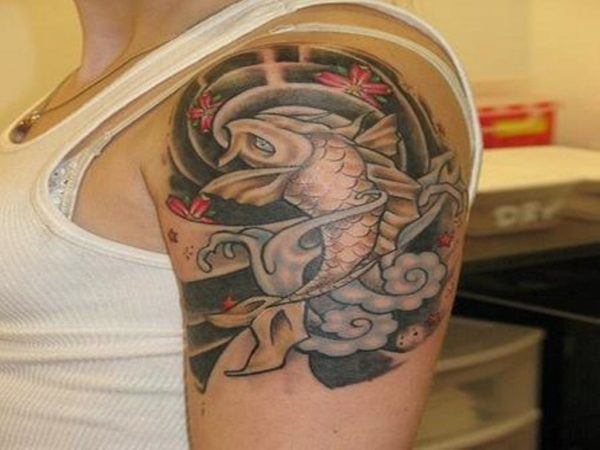 Sweet Black Fish Tattoo