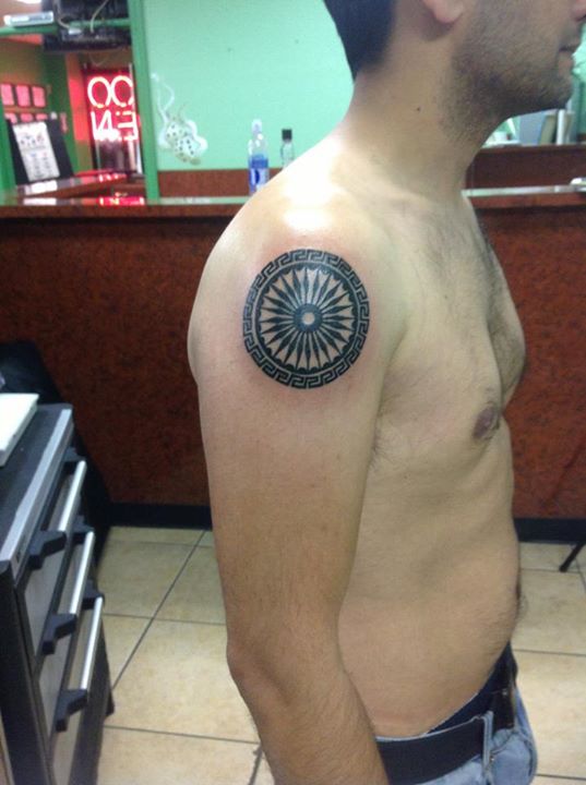 Sweet Black Sun Tattoo