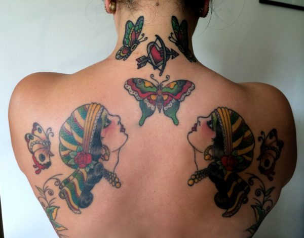 Sweet Butterfly Shoulder Tattoo Shoulder