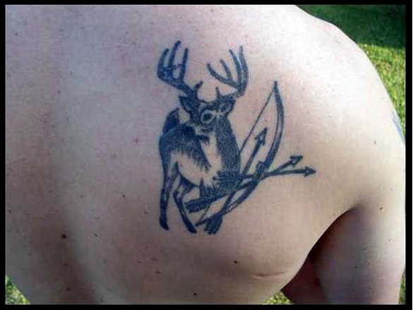 Sweet Dear Hunting Tattoo