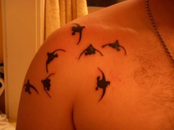 Sweet Ducks Hunting Tattoo